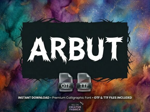 Arbut: A Display Typeface That Commands Attention