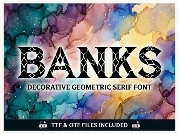 Banks Font: A Bold Display Typeface for Memorable Branding