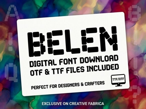 Belen: A Bold Display Font That Commands Attention