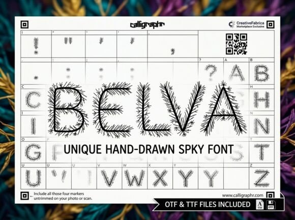 Belva: A Tactile Display Typeface for Organic Editorial Design