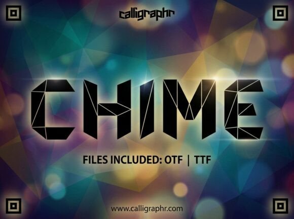 Chime: A Futuristic Display Typeface for Digital Impact