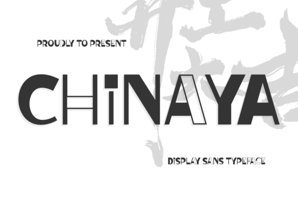 Chinaya: A Bold Display Typeface for Handmade Brands