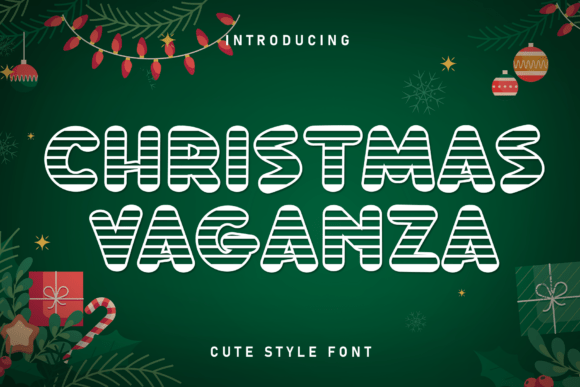 Christmas Vaganza: A Festive Display Typeface That Delivers Joy & Clarity
