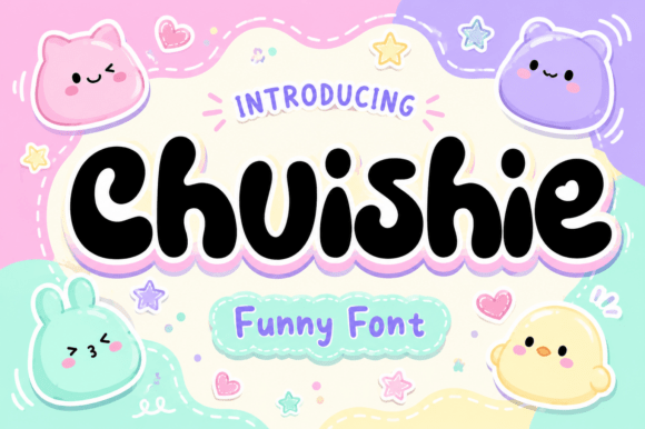 Chuishie: A Playful Display Font for Digital Branding