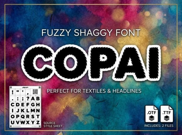 Copai: A Plush, Playful Display Typeface for Digital Brands