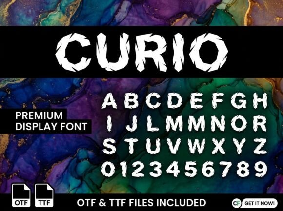 Curio: A Display Font That Cuts Through the Feed