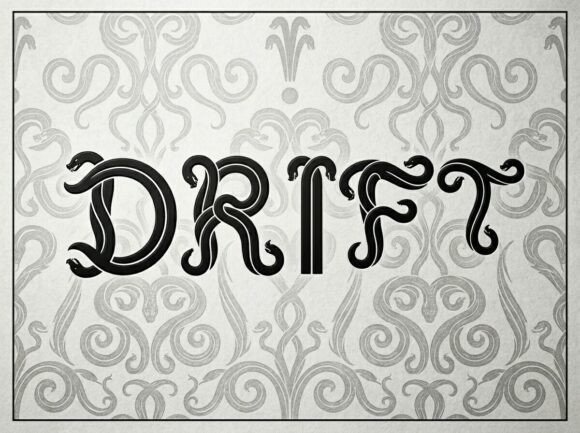 Drift: A Display Font That Carries Ancient Weight