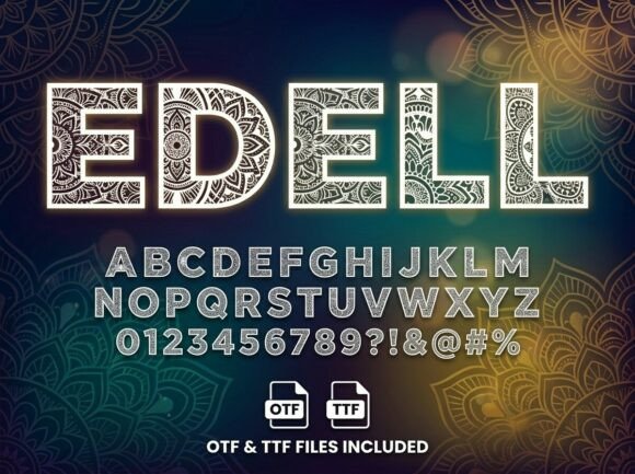 Edell: A Standout Display Font for Digital Branding