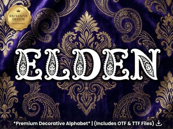 Elden: A Bold Display Font for Digital Brand Impact