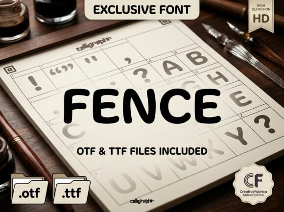 Fence: A Display Font That Anchors Your Editorial Voice