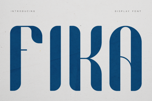 Fika: A Display Font That Makes Your Headlines Feel Human