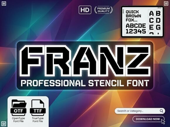 Franz: A Display Font That Earns Its Space