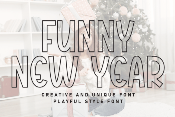 Funny New Year: A Handwritten Display Font with Editorial Warmth