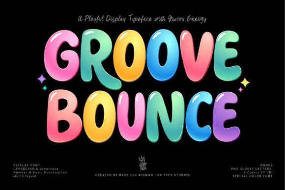 Groove Bounce: A Display Typeface That Makes Your Brand Shine