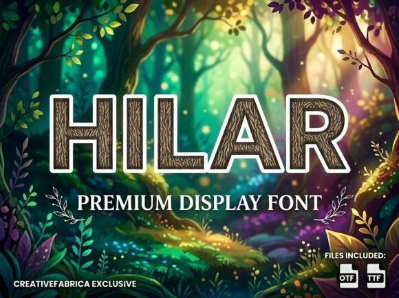 Hilar: A Display Font That Commands Attention—Thoughtfully