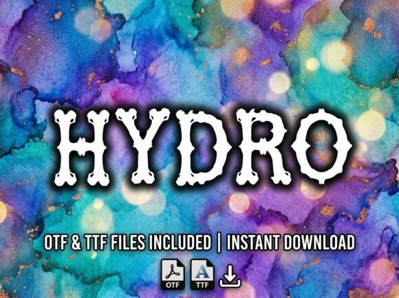 Hydro: A Display Font for Editorial Impact