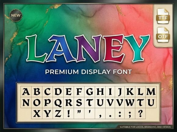 Laney: A Standout Display Font for Small Business Branding