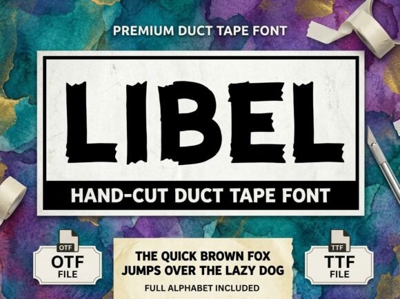 Libel: A Display Font for Editorial Impact