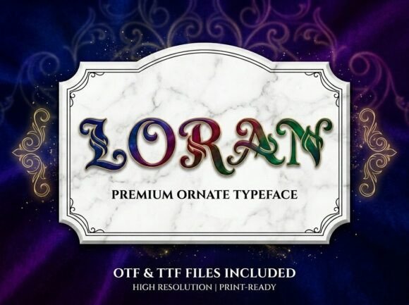 Loran: A Bold Display Font for Impactful Web Design