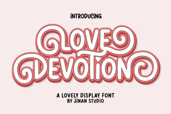 Love Devotion: A Charming Valentine Display Font for Handmade Creators