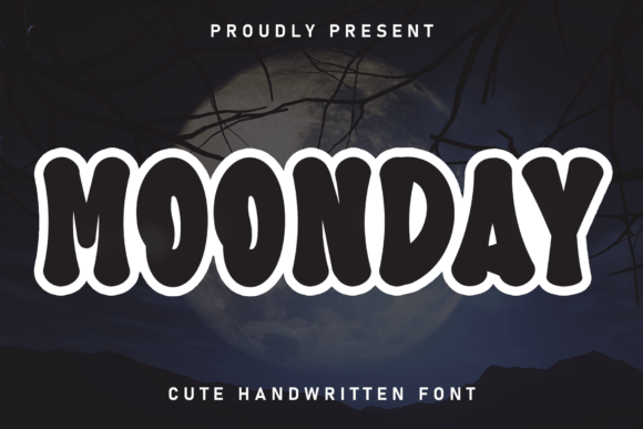 Moonday: A Handwritten Display Font That Feels Human