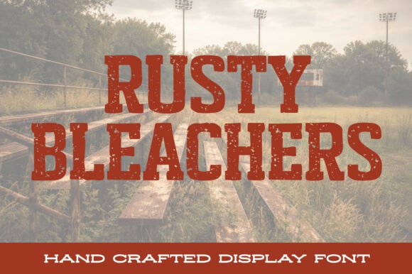 Rusty Bleachers: A Display Font for Bold Digital Identity