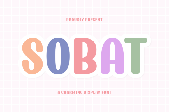 Sobat: A Joyful Display Font for Modern Web Brands