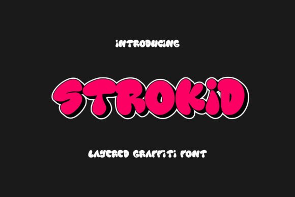 Strokid: A Bold, Joyful Display Typeface for Editorial Moments