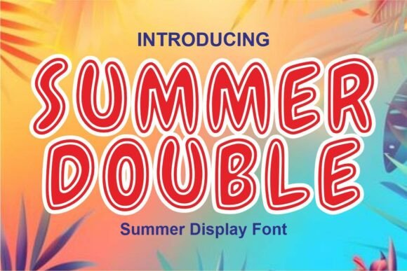 Summer Double: A Playful Display Font for Digital Branding